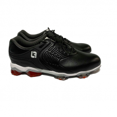 FootJoy Tour-S 職業款男鞋 鞋帶款 (黑, 有釘) #55304